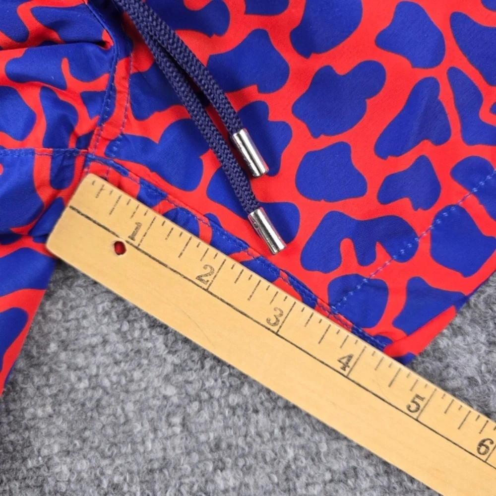 Paul Smith Men’s D/NO Dino Swim Shorts - Blue & Red Size Large 4.5” Inseam
